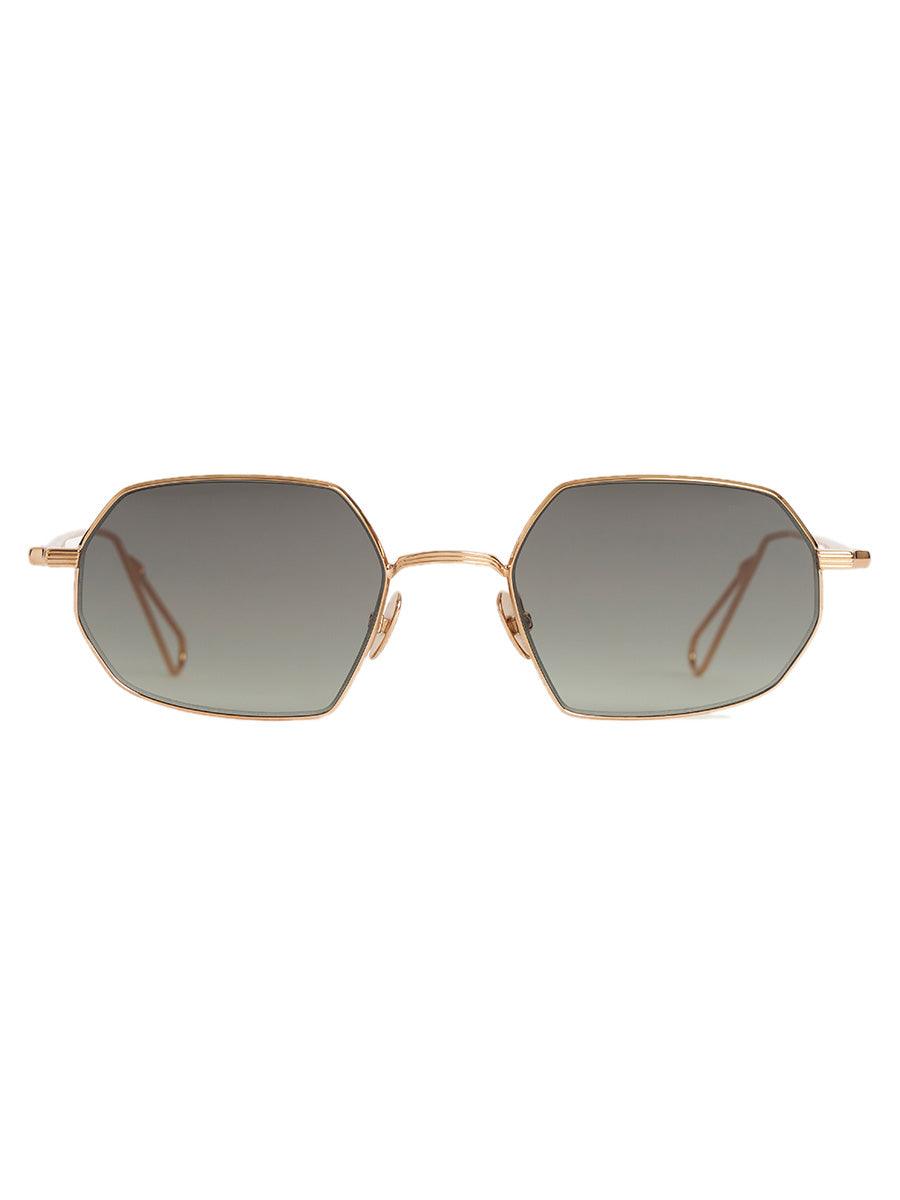 AHLEM Triomphe Peony Gold Sunglasses | sunglasscurator.com