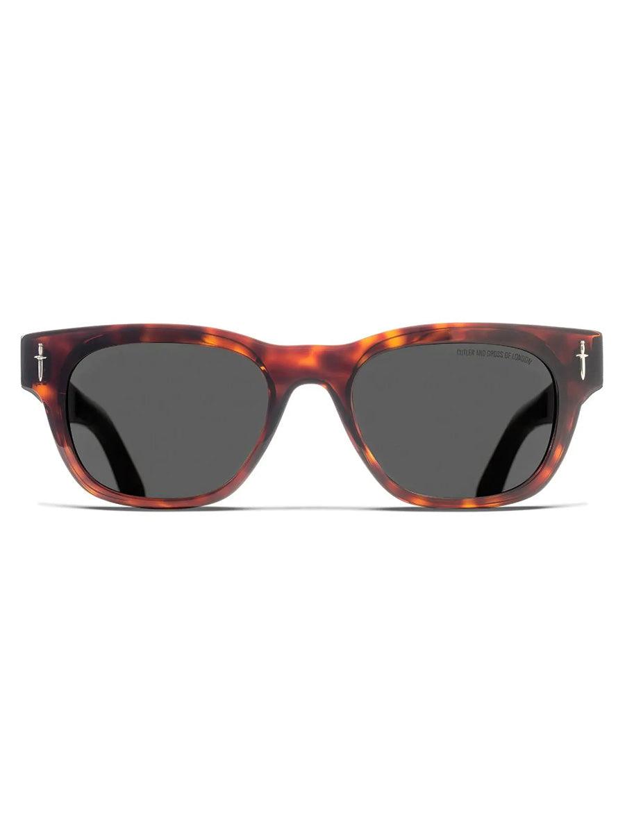 Crossbones Tiger Eye Havana sunglasses - sunglasscurator