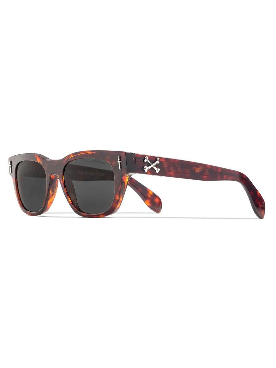 Crossbones Tiger Eye Havana sunglasses - sunglasscurator