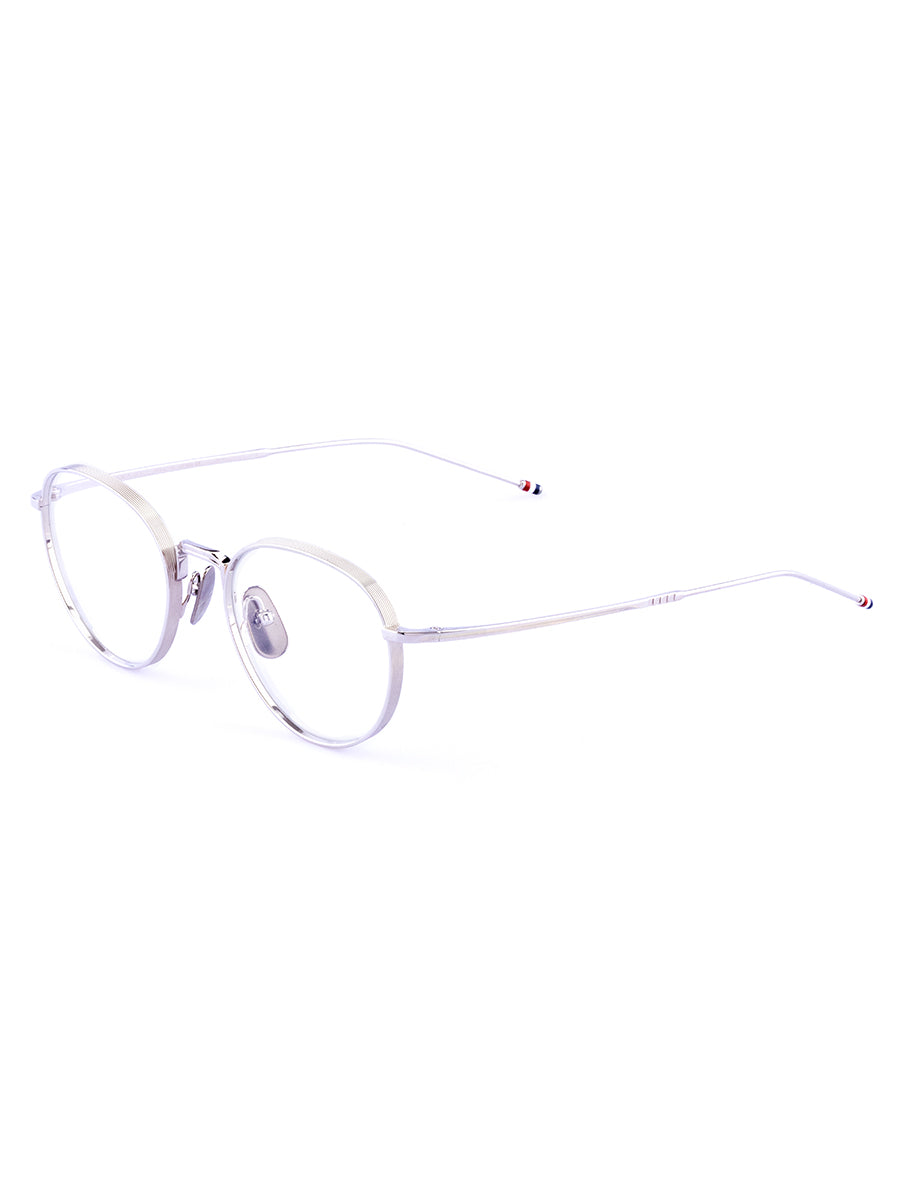 119A-046 Round Silver Eyeglasses