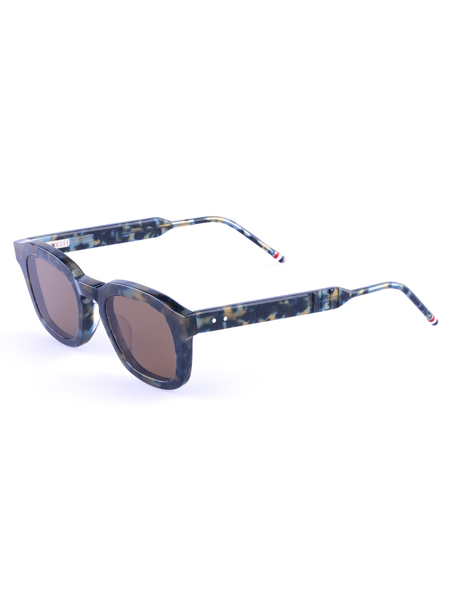 412A-416 Navy Tortoise Rectangular Sunglasses