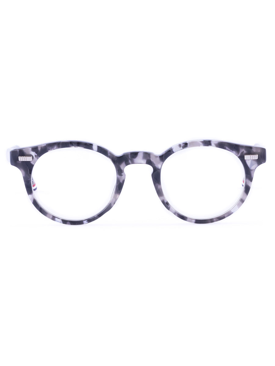 404A-020 Grey Tortoise Round eyeglasses