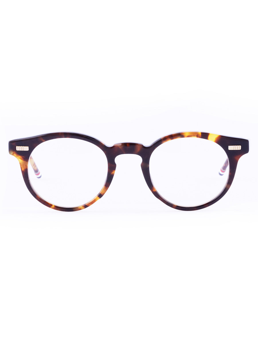 404A-215 Honey Tortoise Round eyeglasses