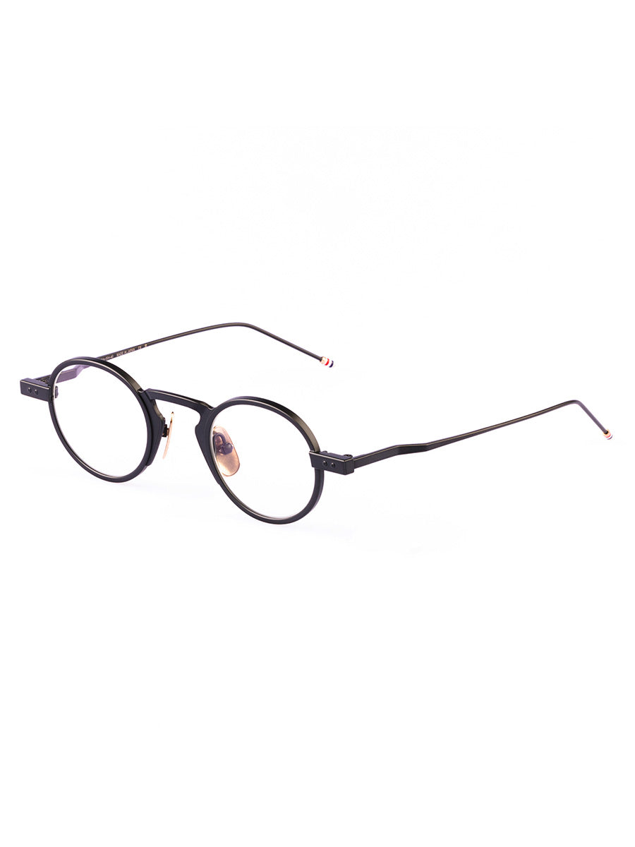 931A 004 Black Round Titanium eyeglasses