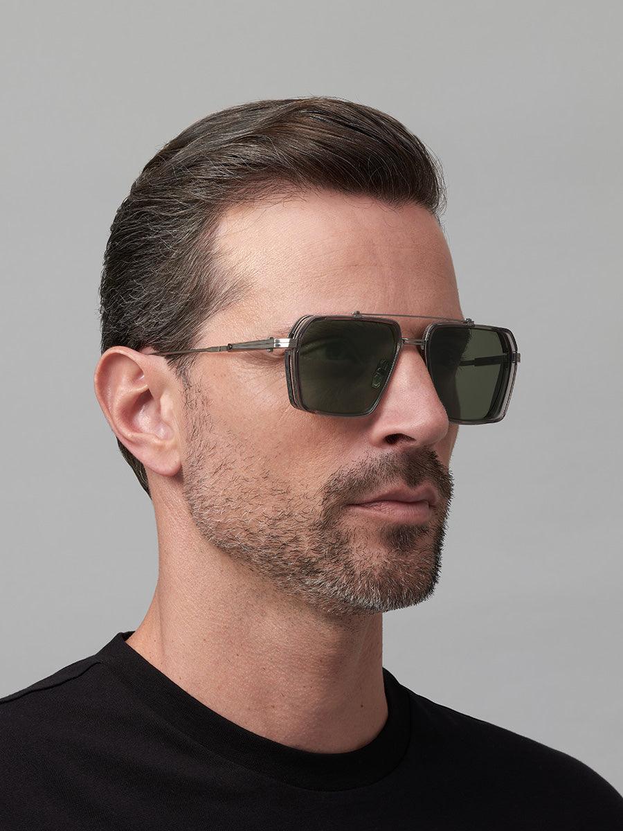 Tiros Brushed Black Palladium 510B sunglasses