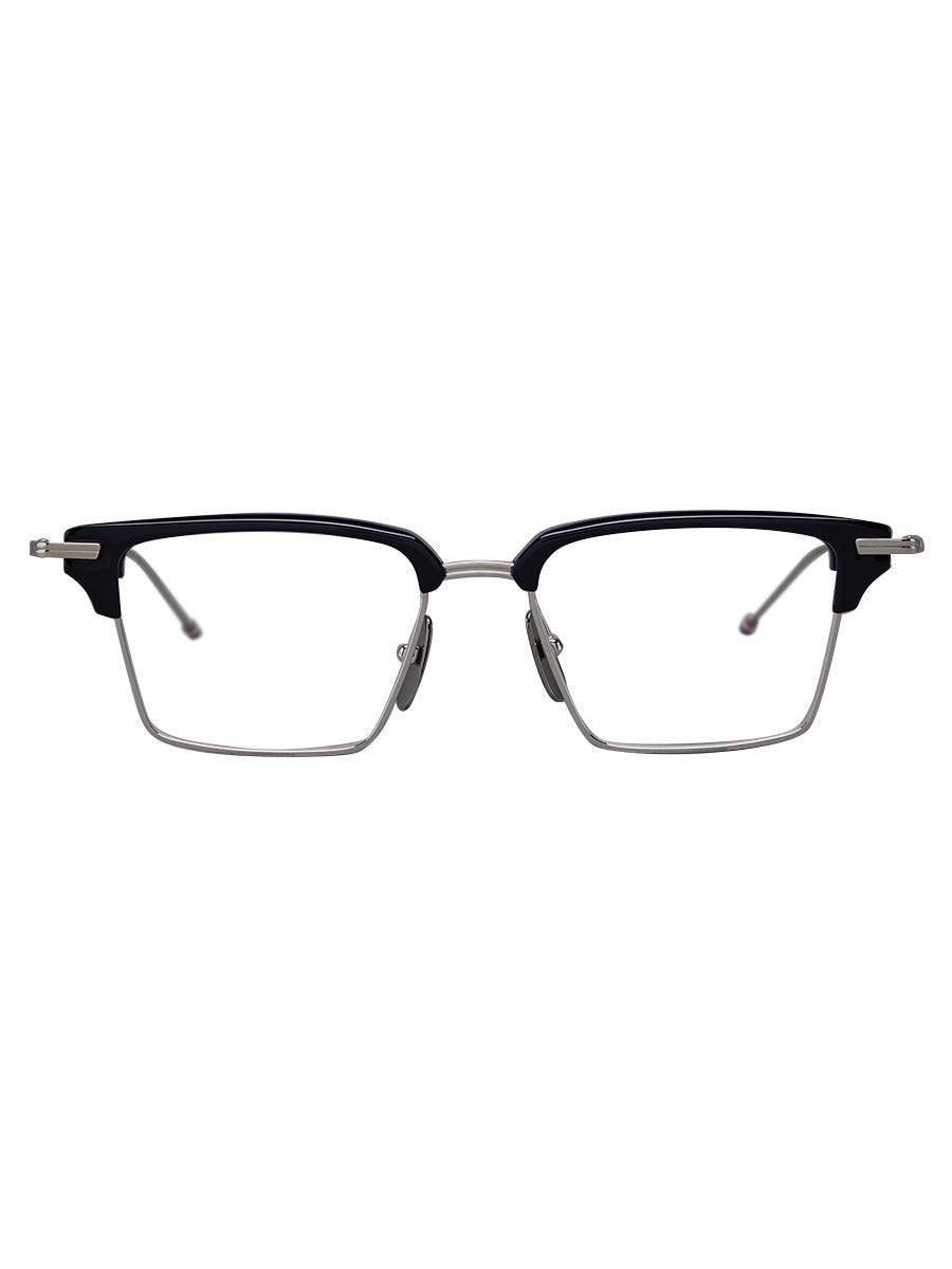 422A G0003 415 Navy Silver Rectangular eyeglasses - sunglasscurator