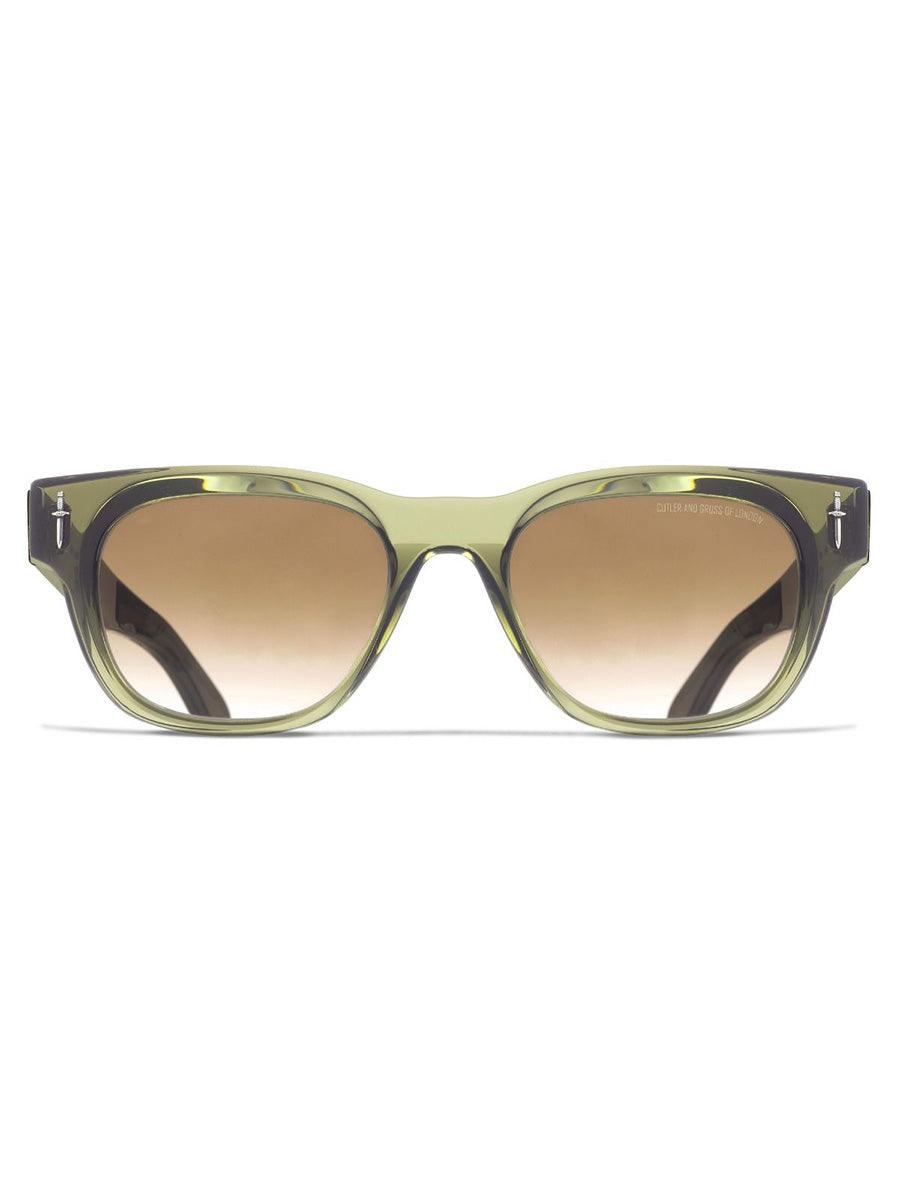 Cutler and Gross x The Great Frog Crossbones Olive sunglasses - sunglasscurator