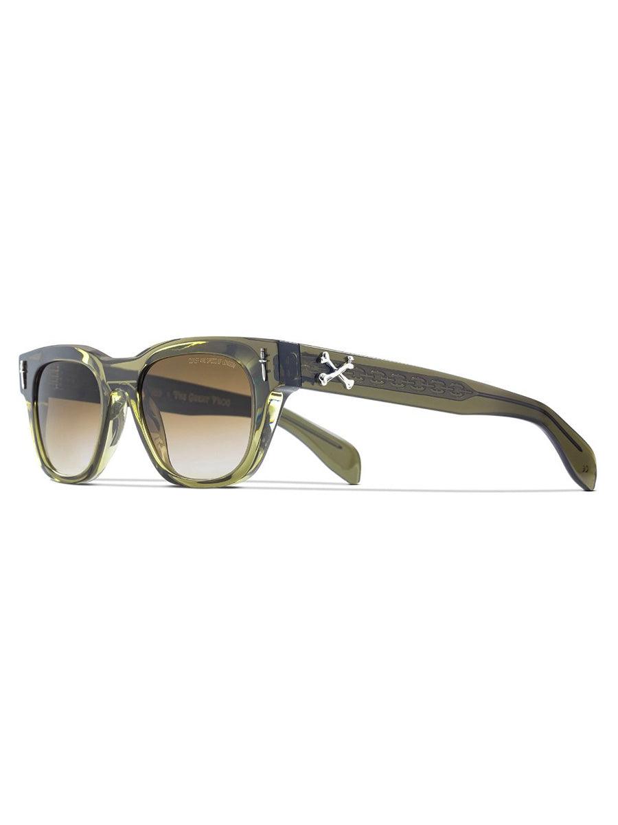 Cutler and Gross x The Great Frog Crossbones Olive sunglasses - sunglasscurator